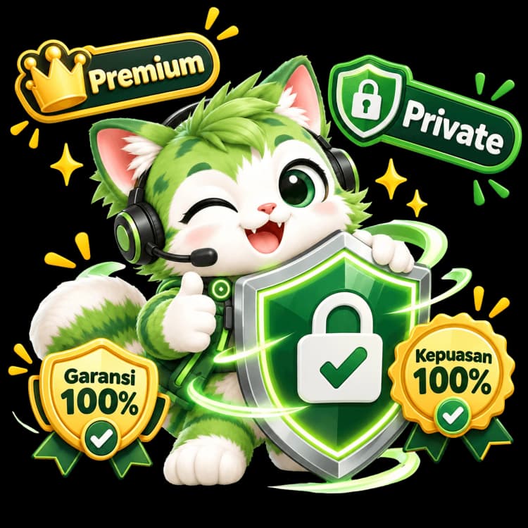Maskot status order transparan
